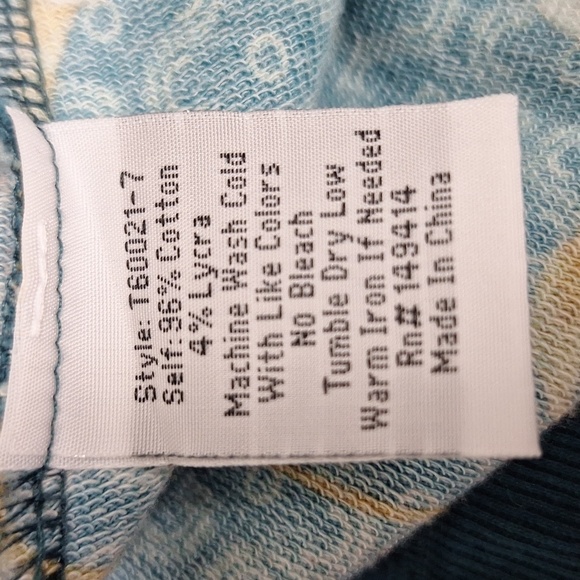 SALE! Johnny Was JW Los Angelos Quiet Luxury French Terry Floral Ankle Pants L - Picture 15 of 16